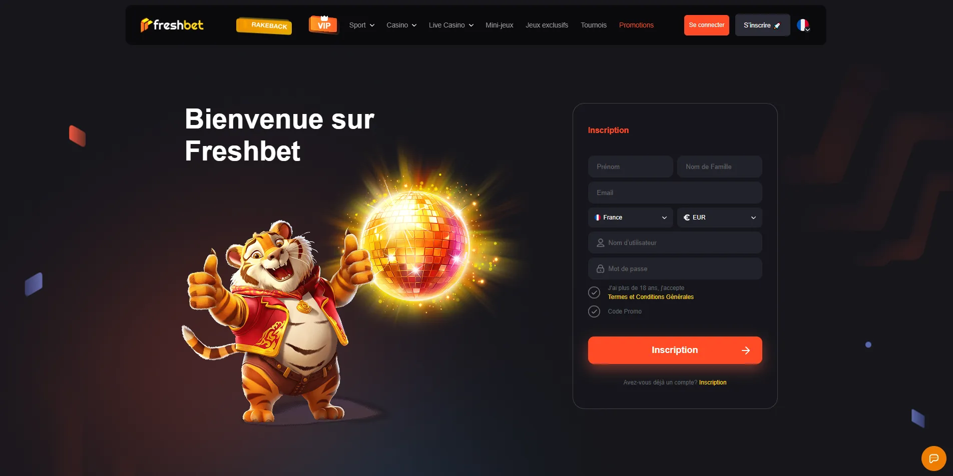 Catalogue de jeux FreshBet : divertissements généreux de casino hors ARJEL